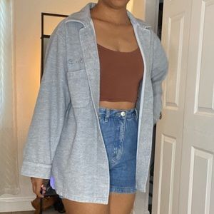 San Diego Grey Overcoat- Size: Large